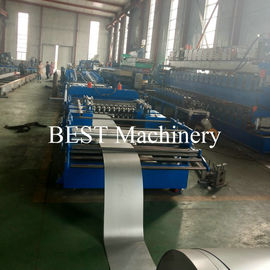 Cable Tray &amp; Cover In One Steel Cold Roll Forming Machine Otomatis Berubah Ukuran