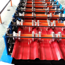 Mesin Roll Forming Sheet Metal Rolling Bahan PPGI / GI Dengan Kontrol PLC