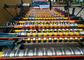 Australia Style Steel Roller Shutter Pintu Roll Forming Machine 5.5KW Kontrol PLC