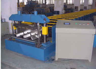 Pemotongan Otomatis 1025 Floor Deck Roll Forming Machine 7.5kw Power Hydraulic Pump