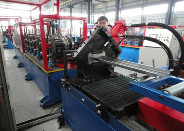 Roda otomatis Pintu Bingkai Roll Forming Machine, lembaran profil cold roll forming machine