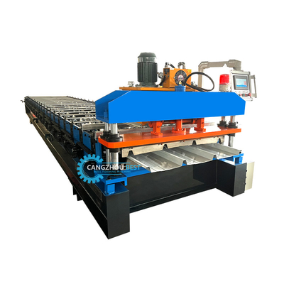 1220mm Coil Width Tr4 Roof Sheet Rolling Machine Pembuatan Profil Baja
