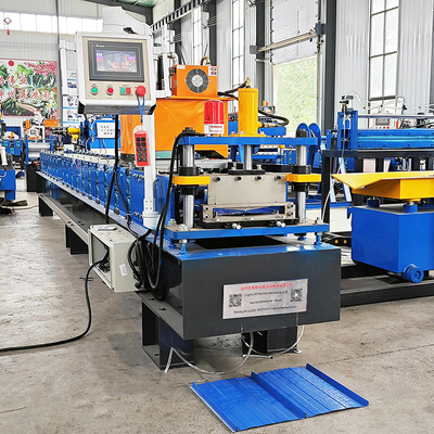 Color Steel Double Self Lock Steel Metal Profile Roof Sheet Roll Forming Machine Mesin untuk membentuk lembaran atap