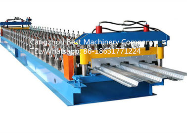 CE dan ISO Steel Struktural Floor Deck Panel Sheet Metal Decking Mesin Produsen