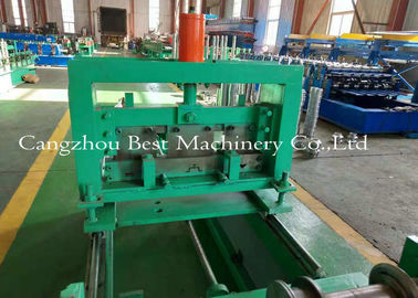 3 Profil Dalam 1 Drywall Stud Dan Track Roll Forming Machine Sistem Kontrol PLC