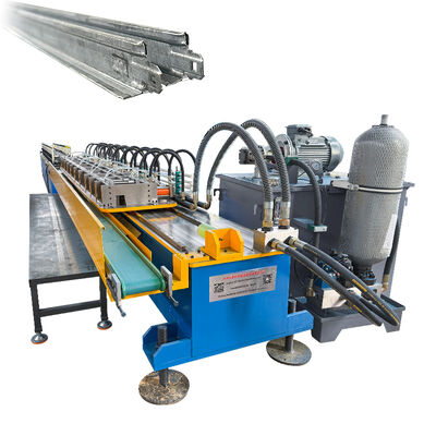 Mesin Cold Roll Forming T38X24 Main T Grid Hidrolik Berkecepatan Tinggi