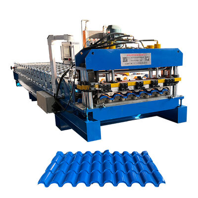 Bahan bangunan mesin roll forming genteng kaca Monaco 0,35-0,6 mm