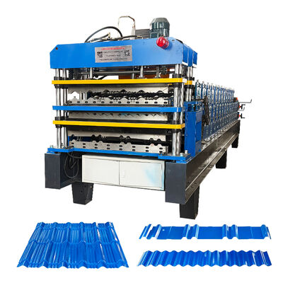 Mesin Roll Forming Terintegrasi Dek Ganda dan Lapisan Tunggal 3-in-1