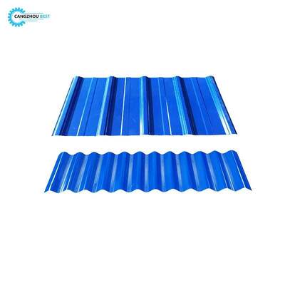 Double Layer Trapezodial IBR Sheet 840&836 Lembar bergelombang atap membuat roll Forming Machine