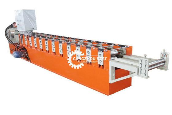 Sistem Hidrolik Cut  PLC Mesin Pembentuk Pintu Shutter 0.6mm