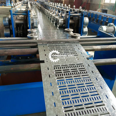 Di dalam Flange R Type Perforated 2.5mm Cable Tray Manufacturing Machine