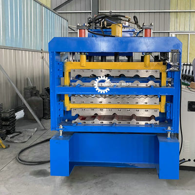 8-12m / Min Plc Roofing Sheet Roll Forming Machine