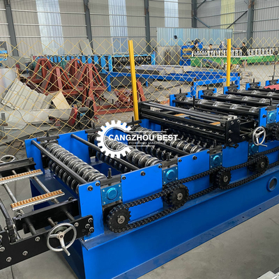 Coil Width 1000mm Roofing Sheet Roll Forming Machine Profil Baja Ibr Bergelombang
