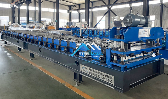 3Kw Hydraulic Station Power Roof Sheet Roll Forming Machine pada yang terbaik
