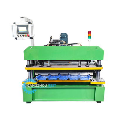 High Speed Kolombia Popular Design IBR Trapezoidal Roof Panel Sheet Roll Forming Machine