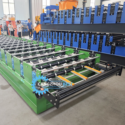 High Speed Kolombia Popular Design IBR Trapezoidal Roof Panel Sheet Roll Forming Machine