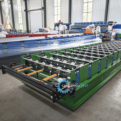 High Speed Kolombia Popular Design IBR Trapezoidal Roof Panel Sheet Roll Forming Machine