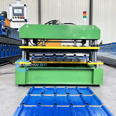 High Speed Kolombia Popular Design IBR Trapezoidal Roof Panel Sheet Roll Forming Machine