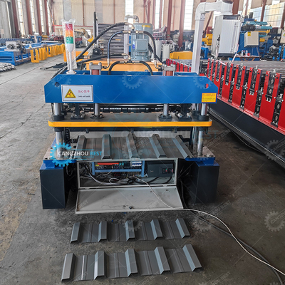 Hydraulic Cutting High Speed Otomatis Rib Roofing Sheet Roll Forming Machine