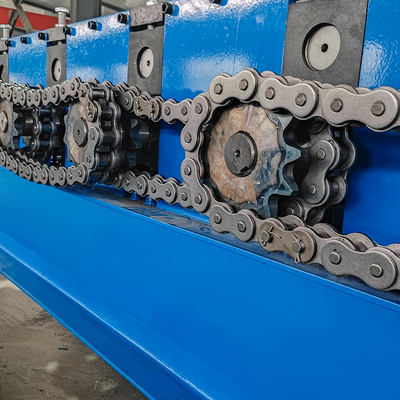 Profil baja Galvanized PLC Control Decking Sheet Floor Roll Forming Machine