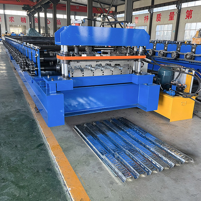 Heavy Duty Steel Decking Sheet Panel Sheet Roll Forming Machine Mesin untuk membentuk lembaran