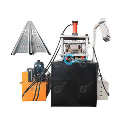 Ketebalan baja 0,8mm Perbedaan Embossing Shutter Rolling Door Profile Roll Forming Machine