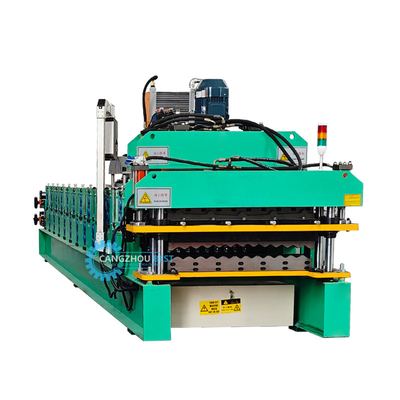 Color Steel Profile Hydraulic Double Layer Sheet Metal Roofing Machine Kontrol PLC