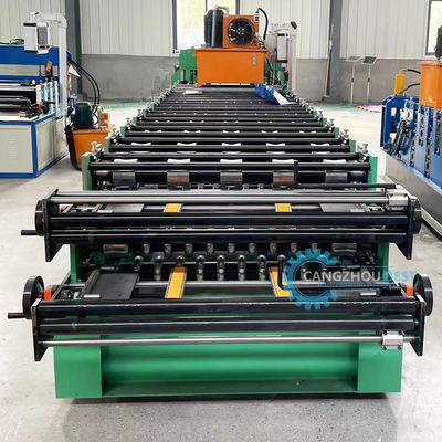 Color Steel Profile Hydraulic Double Layer Sheet Metal Roofing Machine Kontrol PLC