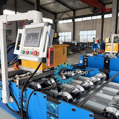 1220mm Coil Width Tr4 Roof Sheet Rolling Machine Pembuatan Profil Baja