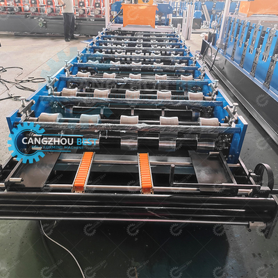 1000mm layar sentuh Lembar atap logam membuat roll membentuk mesin Plc kontrol