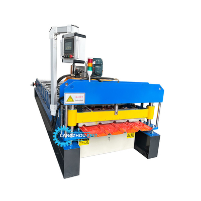 Gi 900mm Efektif Lebar Baja Profil Ibr Atap Lembar Roll Forming Mesin Untuk Bangunan