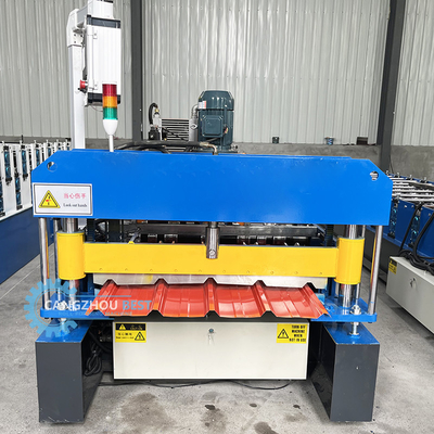 Gi 900mm Efektif Lebar Baja Profil Ibr Atap Lembar Roll Forming Mesin Untuk Bangunan