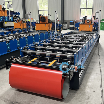 Gi 900mm Efektif Lebar Baja Profil Ibr Atap Lembar Roll Forming Mesin Untuk Bangunan