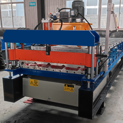 Roofing Sheet Roll Forming Machine untuk ketebalan bahan PPGI dan GI 0,2-0,8mm