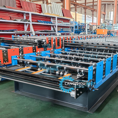 Mesin Membentuk Lembar Roofing Roll Hydraulic Automatic Cut-Off