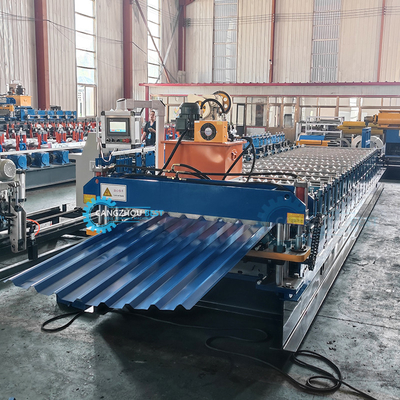 Mesin Membentuk Lembar Roofing Roll Hydraulic Automatic Cut-Off