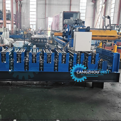 Rumah Bangunan Dua Lapisan Dua Profil Atap Lembar Roll Forming Machine