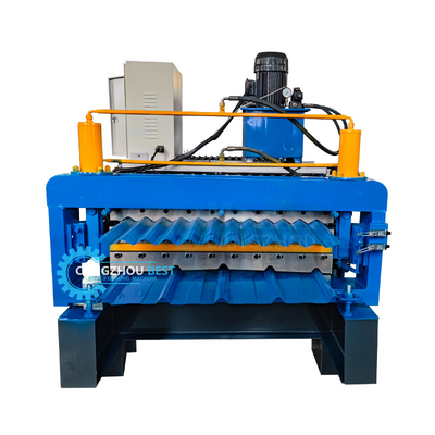 Rumah Bangunan Dua Lapisan Dua Profil Atap Lembar Roll Forming Machine