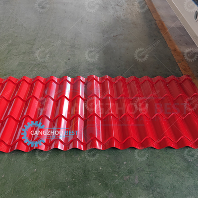Mesin Membentuk Roofing Glassing Tile Roll /Line Performance Tinggi