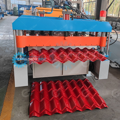 Mesin Membentuk Roofing Glassing Tile Roll /Line Performance Tinggi