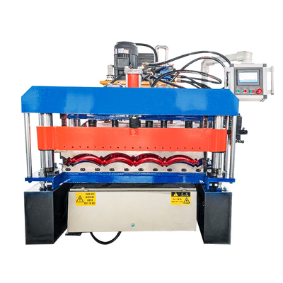 Kenya Popular Romawi / Oriental Corrugated Tile Roll Forming Membuat Mesin