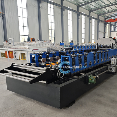 Palet Storage Rack Rak tegak Panel Profil Roll Forming Machine Untuk supermarket