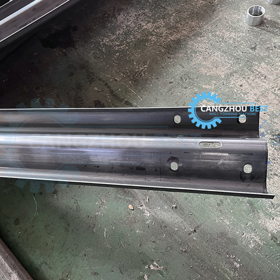 Ketebalan baja 4mm Besi Perubahan cepat 2&amp;3 Gelombang Crash Barrier Roll Forming Machine