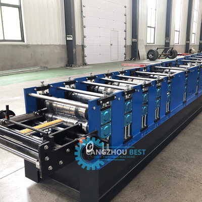 DownSpout Mesin Roll Forming Atap Logam Rain Drain Talang Air