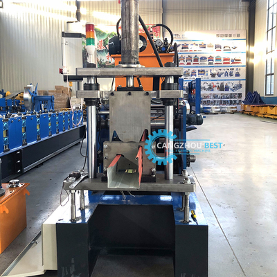 DownSpout Mesin Roll Forming Atap Logam Rain Drain Talang Air
