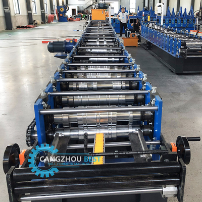 DownSpout Mesin Roll Forming Atap Logam Rain Drain Talang Air