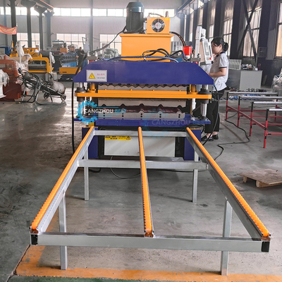 1000mm Lebar Koil IBR lembaran profil baja bergelombang Double Layer Roll Forming Machine