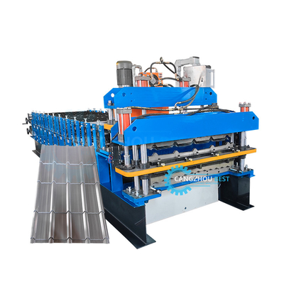 Mesin Roll Forming Genteng 3kw 20mm Glazed Tile
