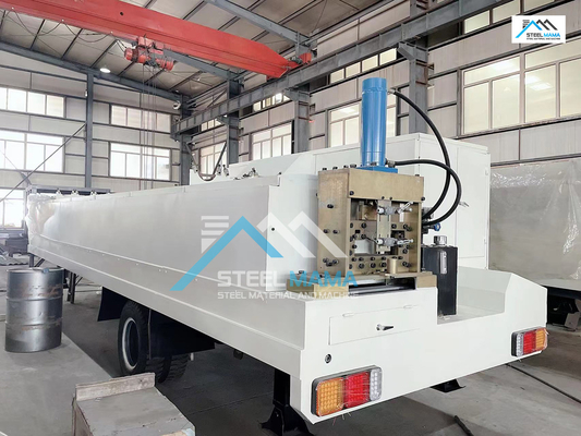Diesel 914mm Feeding Width K Span Roll Forming Machine Untuk Panel 610mm