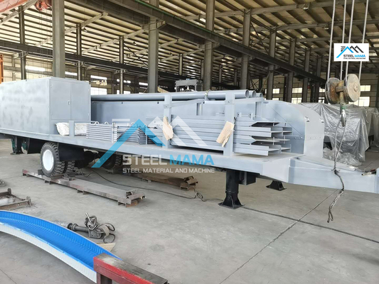 Diesel 914mm Feeding Width K Span Roll Forming Machine Untuk Panel 610mm